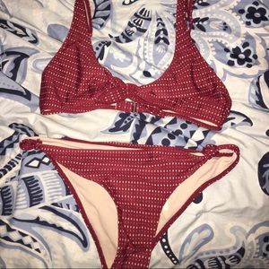 Darkish red bikini , in really good condition